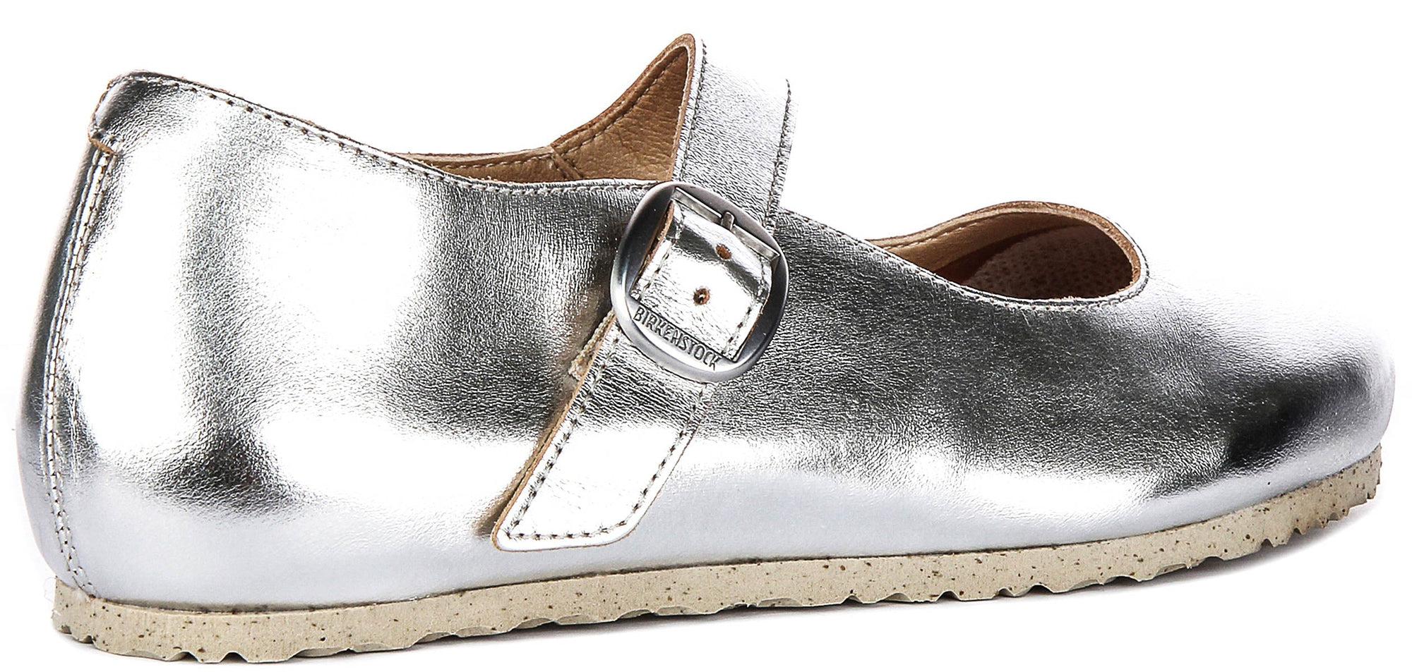 Birkenstock Tracy Shoes | Silver signature Birkenstock upper material for Men and Women