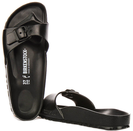 Birkenstock Madrid Sandals | Black EVA for Women - Narrow Fit