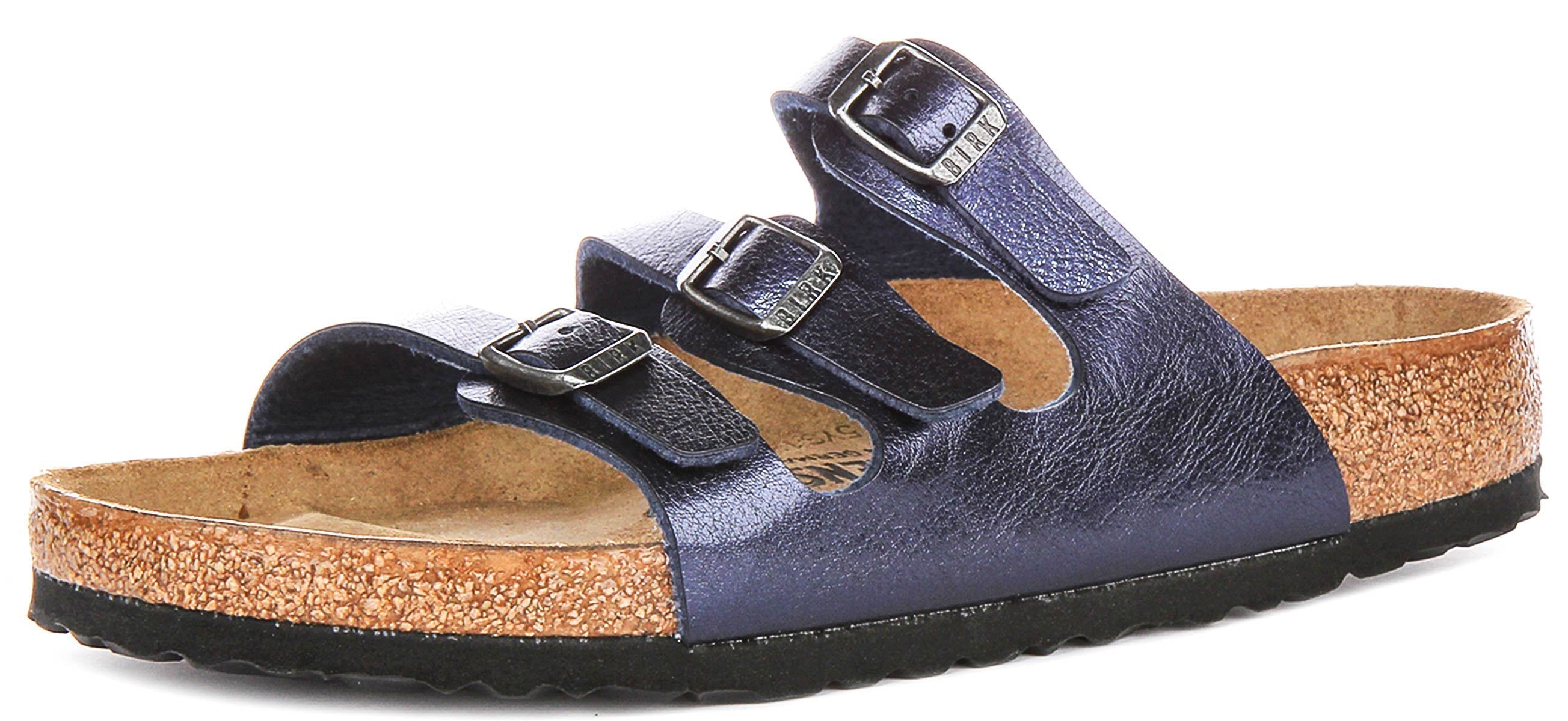 Birkenstock Florida Sandals | Midnight Blue Birko-Flor for Men and Women - Regular Fit