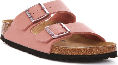 Birkenstock Arizona Sandals | Pink Birko-Flor for Kids - Narrow Fit