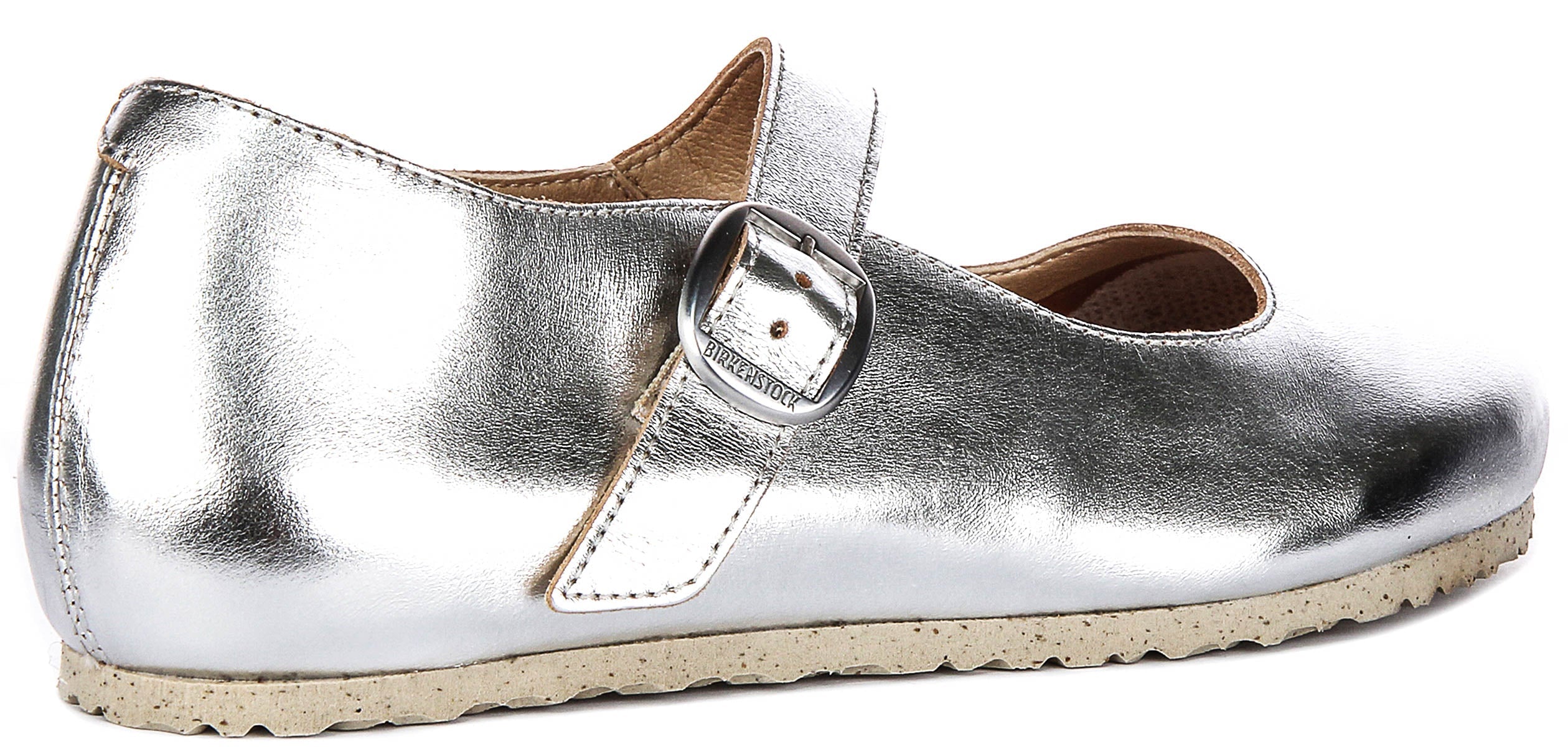 Birkenstock Tracy Shoes | Silver signature Birkenstock upper material for Men and Women