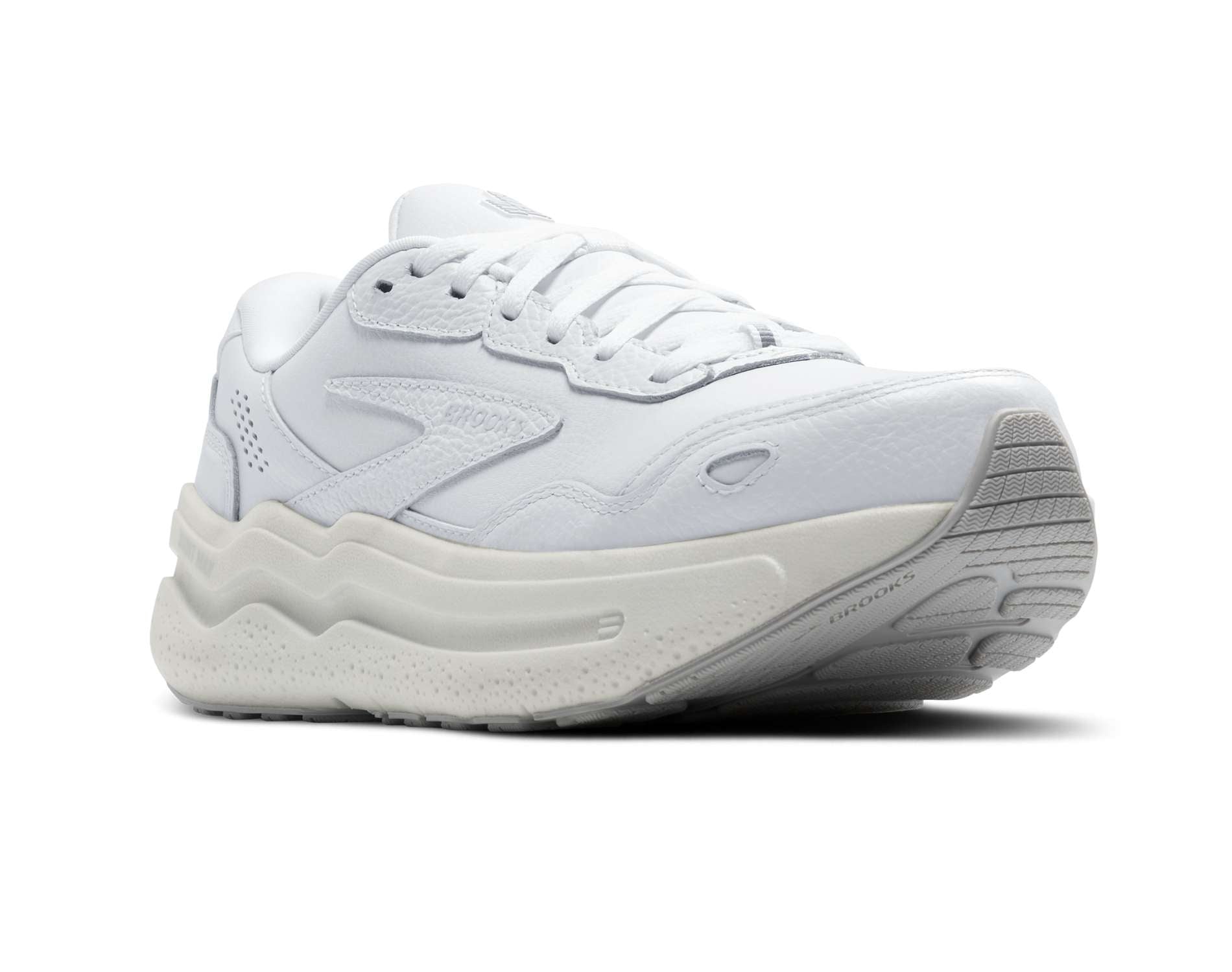 Brooks Ghost Max 2 Leather Womens Wide Running Shoes